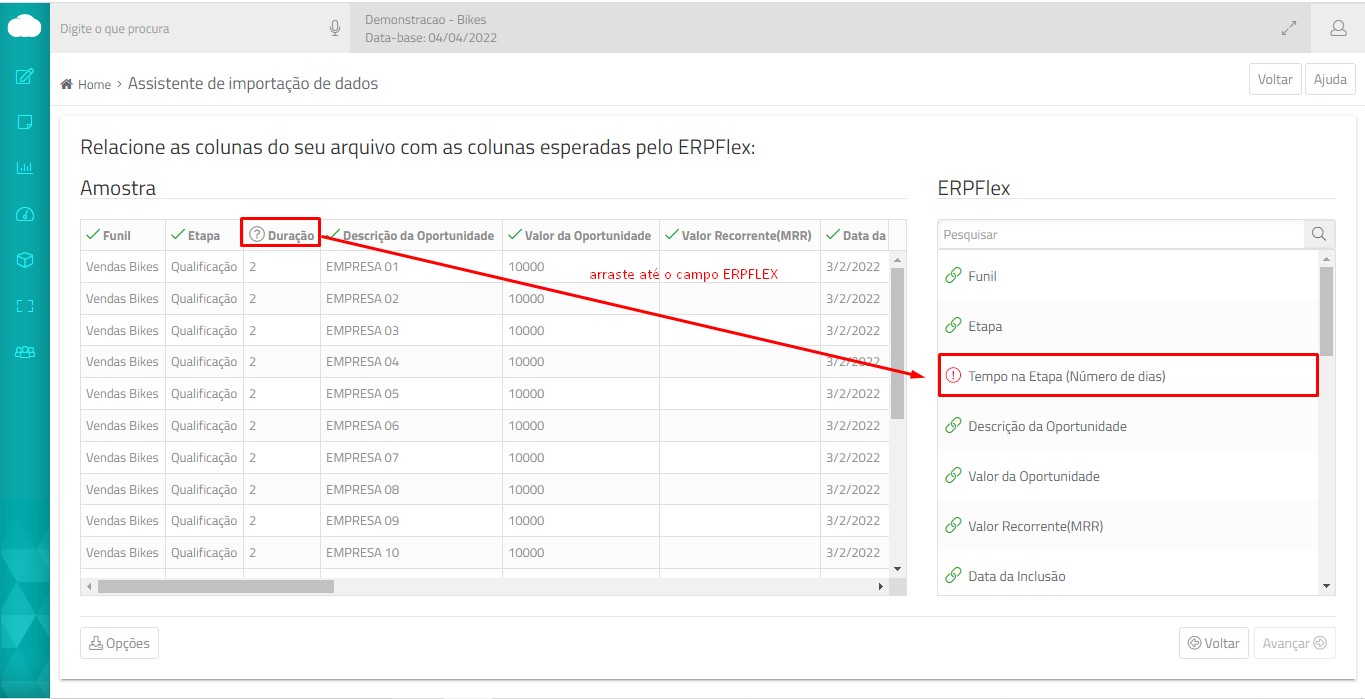 Planilhas De Importação - Docs New ERPFlex